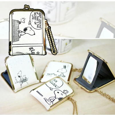 [Comic] Snoopy 3WAY Purse Mirror