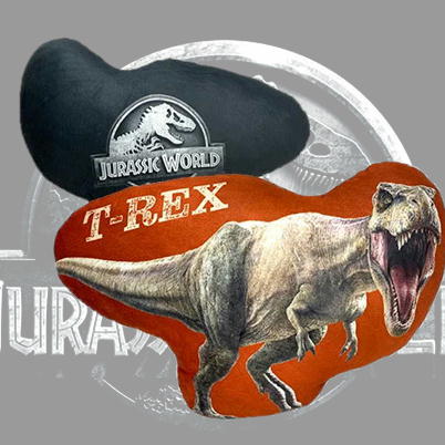 ＜＜120GP＞＞【T.REX(Red)】ジュラシックワールド　もっちりクッション【5/12入荷】