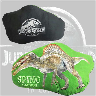 ＜＜120GP＞＞【スピノサウルス(Green)】ジュラシックワールド　もっちりクッション【5/12入荷】