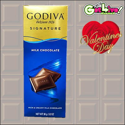 ＊N-01-03　GODIVA タブレット～ミルクチョコ～【賞味期限:2023/09/07】