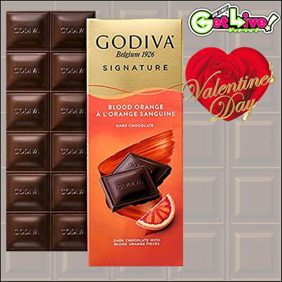 ＊F-03-02　GODIVA タブレット～ブラッドオレンジ～【賞味期限:2023/11/17】