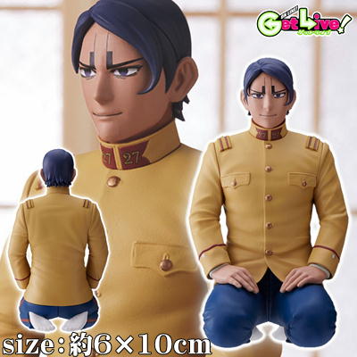 ＊Q-01-03　【鯉登少尉】TVアニメ「ゴールデンカムイ」ちょこのせプレミアムフィギュア　【3/17入荷】