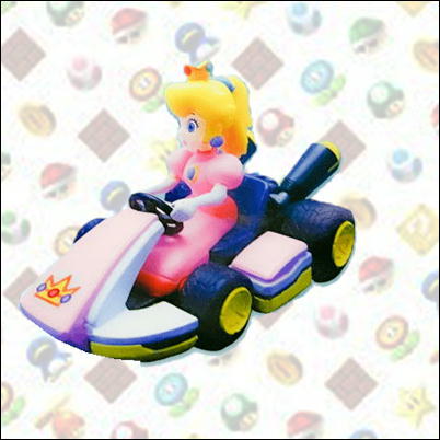 ★映画大ヒット★【ピーチ】マリオカート8　プルバックフィギュア【5/10入荷】