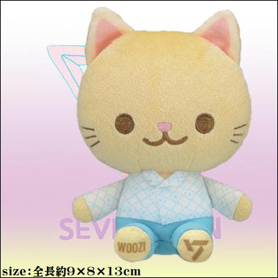 【WOOZI(white/blue)】SEVENTEEN ANIMAL COORDY ミニぬいぐるみ ～SECTOR17～Vol.3【5/26入荷】