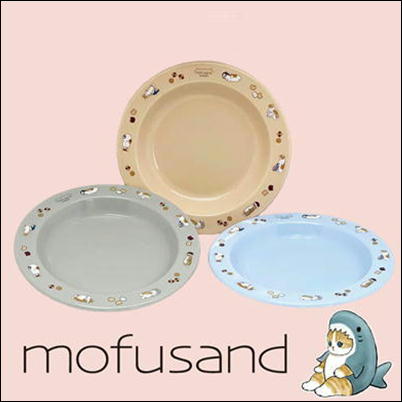 mofusand 小皿3枚セット(海の生き物にゃん)【6/10入荷】🄬