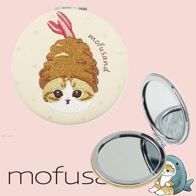 【えびにゃん】mofusand サークルミラー メッシュ
