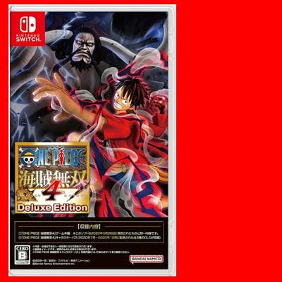 ◇【Switchソフト】ONE PIECE 海賊無双4 Deluxe Edition　※後日発送対象品・配送日時指定不可