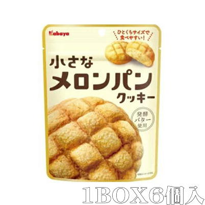 ＜1BOX(6個入)＞小さなメロンパンクッキー【賞味期限：2024/10】