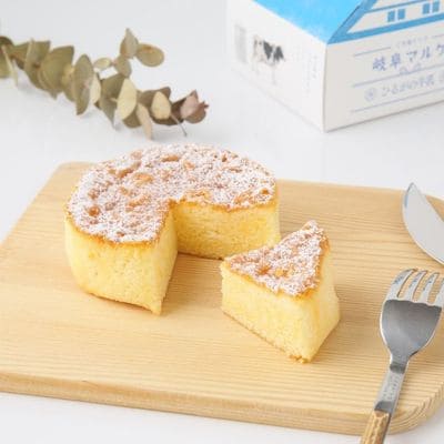 岐阜マルケ ひるがの牛乳 ー岐阜県産の素材を使用したご当地パウンドケーキー【フレシュール】　※直送品・配送日時指定不可　【Cake.jp】