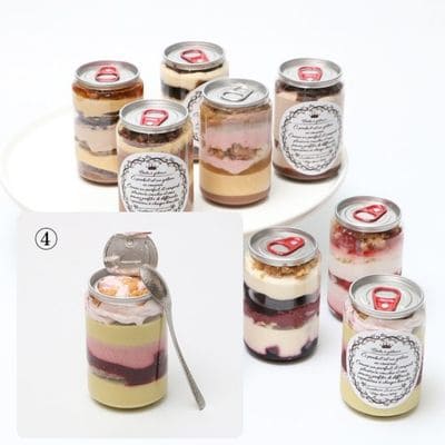 グリオットピスターシュケーキ缶 小サイズ250ml【パティスリーラヴィアンレーヴ】　※直送品・配送日時指定不可　【Cake.jp】