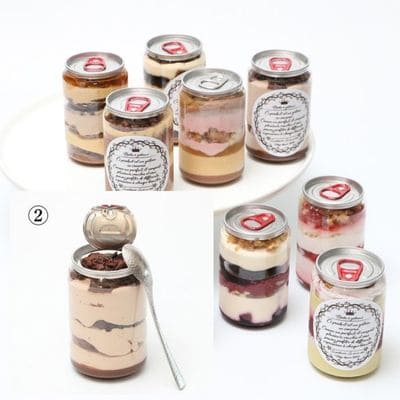 チョコレートケーキ缶 小サイズ250ml【パティスリーラヴィアンレーヴ】　※直送品・配送日時指定不可　【Cake.jp】