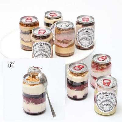 レアチーズケーキ缶 小サイズ250ml【パティスリーラヴィアンレーヴ】　※直送品・配送日時指定不可　【Cake.jp】