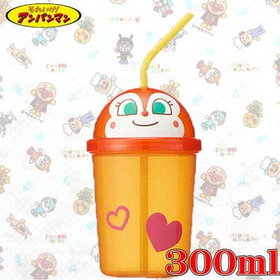★Easy★Dokin-chan Die-cut Straw Cup 330ml