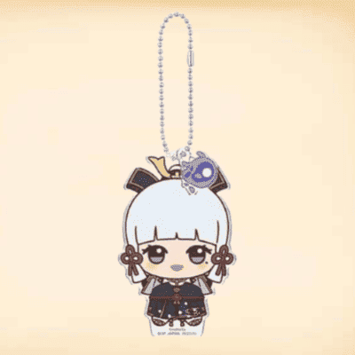 ★50% off★【BLACK FRIDAY】【Kamisato Ayaka (Purple)】Genshin Impact Chibi Plush Acrylic Plate Keychain ~Whereabouts of the Treasure~