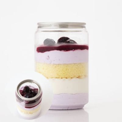 レアチーズ缶ケーキ1個 250ml【シナジーリンク】　※直送品・配送日時指定不可　【Cake.jp】