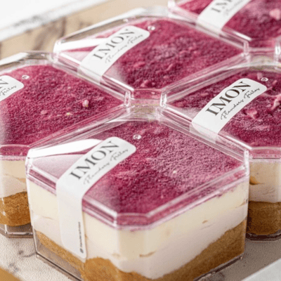 紅芋のカフェラテティラミス1個【フランダースフリッツ】　※直送品・配送日時指定不可　【Cake.jp】
