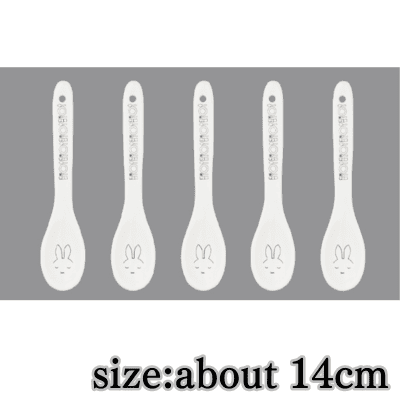 【gray】ミッフィー　陶器製カトラリーセット　モノトーン