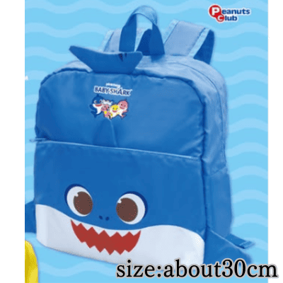 [Daddy Shark (blue)] Baby Shark Kids Backpack