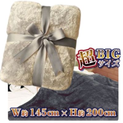[Beige] Super warm x premium super big blanket 2024 vol.3