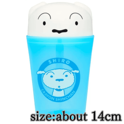 [A: White Blue] Crayon Shin-chan Drink Case - I love desserts -