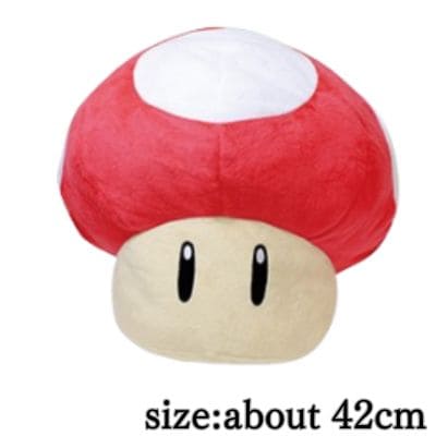 [Super Mushroom] Super Mario Extra Large Plush Toy Super Mushroom/1UP Mushroom