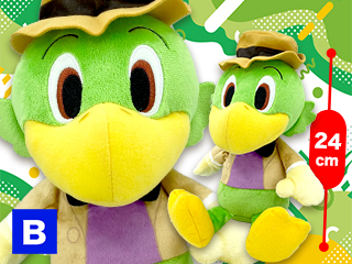 ＜＜99P＞＞[B: Jose Carioca] Three Knights M Plush Donald & Jose Carioca