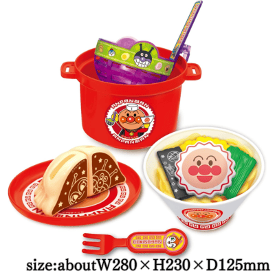◇★配送チケット付き★ジョイパレット アンパンマン 湯切りでチャッチャッ! アンパンマンラーメンセット　※後日発送対象品・配送日時指定不可