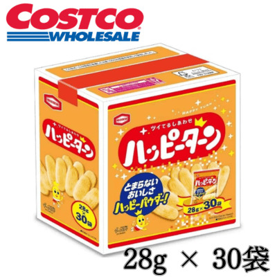 ＜1BOX(28g×30袋)＞亀田製菓　ハッピーターンBOX【賞味期限:2025/07/31】©