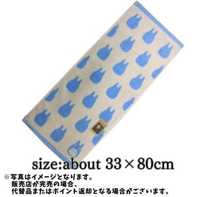 ◇ [Medium Totoro] Ghibli My Neighbor Totoro Face Towel *Items eligible for later shipping; delivery date and time cannot be specified