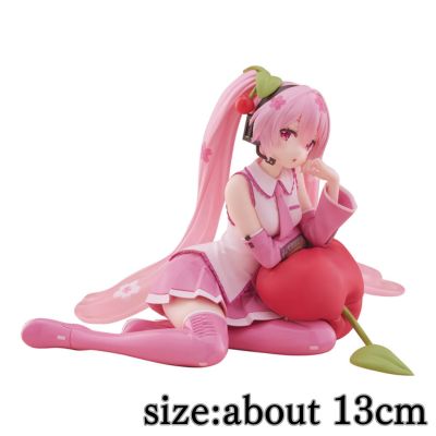 ★GetLiveDay1点限定★1撃★桜ミク Desktop Cute フィギュア ～さくらんぼクッションver.～　※箱ダメージ有
