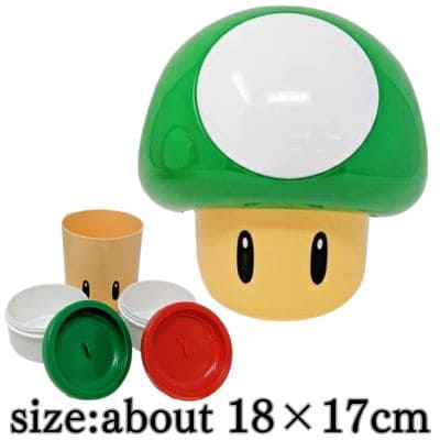 [B 1UP Mushroom] Super Mario Mushroom Lunch Box
