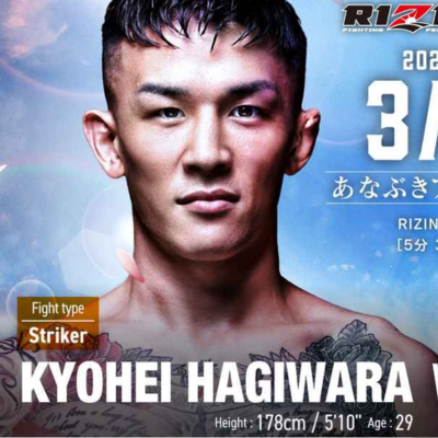 ★RIZIN★【萩原京平選手のサインが当たる】選手応援☆無料プレイ☆ブース　RIZIN50(3/30開催)　※配送依頼は不要です