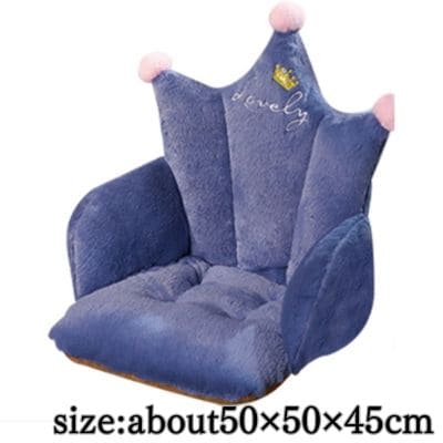 [Blue] Princess Crown Chair