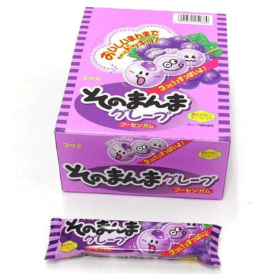 ＜1BOX(20pcs)＞Corris Sonomanma Grape Bubble Gum
