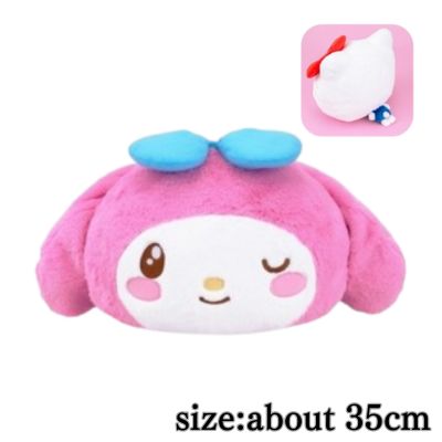 [My Melody] Sanrio Characters Large Face Cushion 6