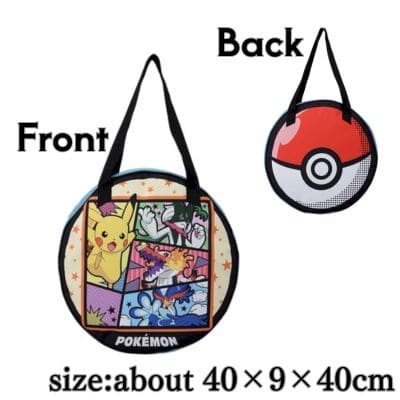 [Square design]Pokemon [PtZ] Comic art style storage bag