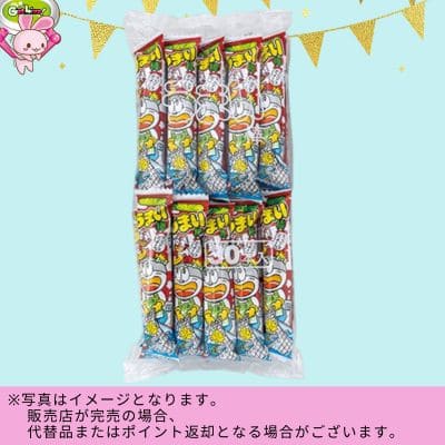 ◇★9周年★配送チケット付★ うまい棒　エビマヨ味30本入　※後日発送対象品・配送日時指定不可