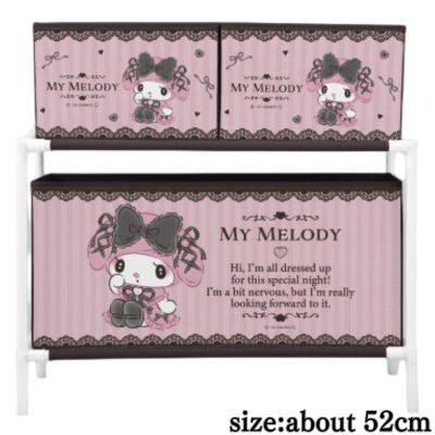 [My Melody] My Melody♡Kuromi Midnight MeloKuro 3 Box with Storage Case 2