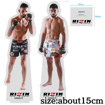 ＜Set of 2 from the same school＞RIZIN acrylic stand～Kleber/Satoshi～