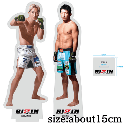 ＜【RIZIN33】2-piece set＞RIZIN acrylic stand～Mikuru Asakura/Yutaka Saito～