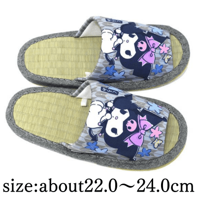 Sanrio Tatami Slippers - Kuromi