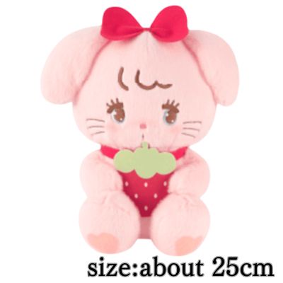 [Cammy] mikko illustration strawberry big stuffed toy