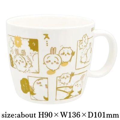 ◇Chiikawa Comic Mug (~Uyahaa!!~ Rabbit) *Direct delivery item, delivery date and time cannot be specified