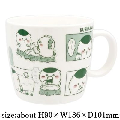◇Chiikawa Comic Mug ~One More Cup~ Kurimanju　※Shipped at a later date / Delivery date & time cannot be specified