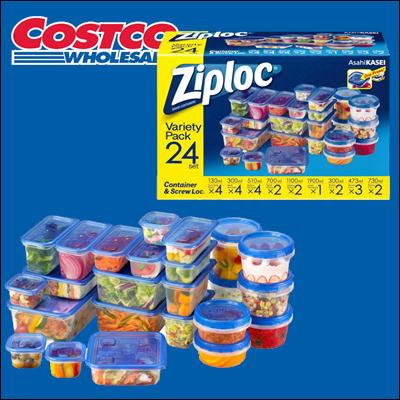 ◇Ziploc Container Assortment Set (24 pairs)