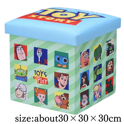 [Green x Blue] Toy Story Platinum Zakka Storage Box Chair