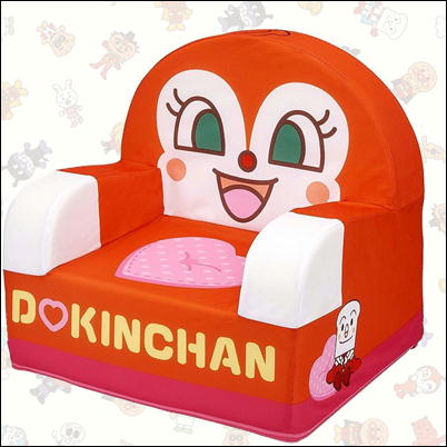 ■Anpanman Soft Kids Sofa ~Dokin-chan~