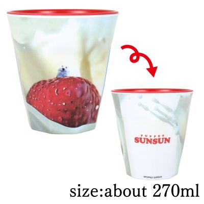 [Strawberry] Puppet Sunsun Melamine Cup