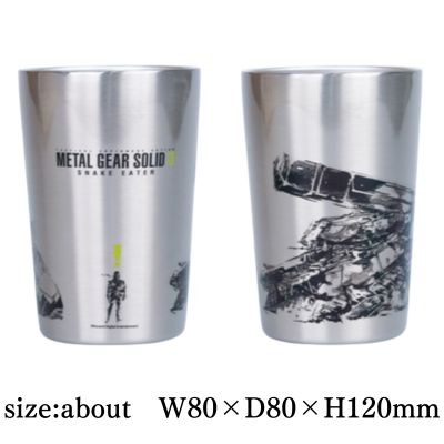 [METAL GEAR SOLID 3 SNAKE EATER] METAL GEAR SOLID ALERT Stainless Steel Tumbler