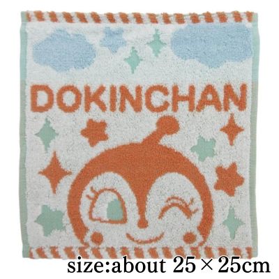 Anpanman Mini Towel/Fluffy Dokin-chan